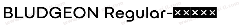 BLUDGEON Regular字体转换